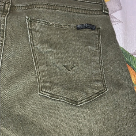 HUDSON Midrise Nico Black Label Super Skinny Distressed Jeans 24 - Picture 3 of 16